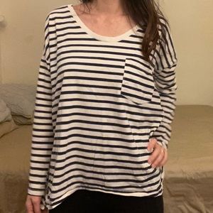 Boxy striped shirt for sale